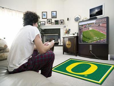 4x6 Rug NCAA Oregon 4'x6' Plush Rug