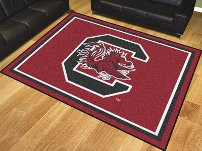 8x10 Rug NCAA South Carolina 8'x10' Plush Rug