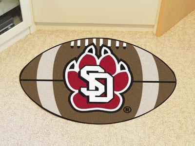 Cheap Rugs For Sale NCAA South Dakota Football Ball Rug 20.5"x32.5"