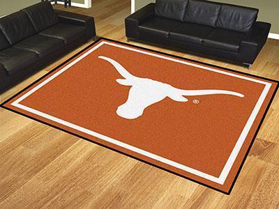 8x10 Rug NCAA Texas 8'x10' Plush Rug