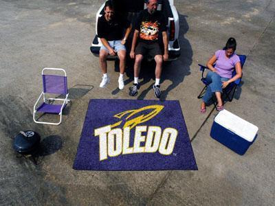 Grill Mat NCAA Toledo Tailgater Rug 5'x6'