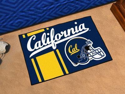 Indoor Outdoor Rugs NCAA UC Berkeley Uniform Starter Rug 19"x30"