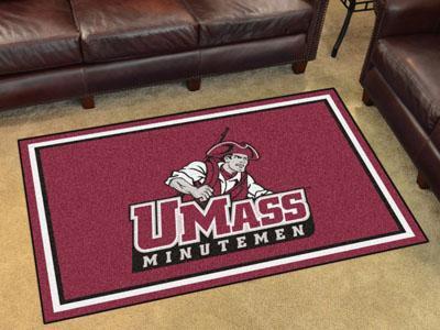 4x6 Rug NCAA UMass 4'x6' Plush Rug