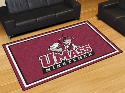 5x8 Rug NCAA UMass 5'x8' Plush Rug