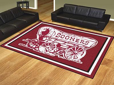 8x10 Rug NCAA University of Oklahoma 8'x10' Plush Rug