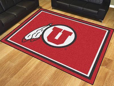 8x10 Rug NCAA Utah 8'x10' Plush Rug