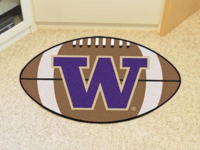 Modern Rugs NCAA Washington Football Ball Rug 20.5"x32.5"