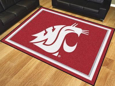 8x10 Rug NCAA Washington State 8'x10' Plush Rug