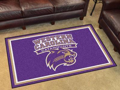 4x6 Area Rugs NCAA Western Carolina 4'x6' Plush Rug