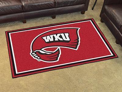 4x6 Area Rugs NCAA Western Kentucky 4'x6' Plush Rug