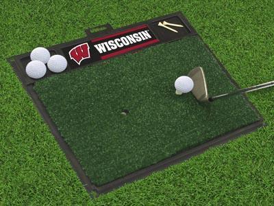 Golf Accessories NCAA Wisconsin Golf Hitting Mat 20" x 17"