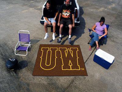 BBQ Mat NCAA Wyoming Tailgater Rug 5'x6'