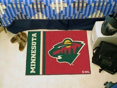 Area Rugs NHL Minnesota Wild Uniform Starter Rug 19"x30"