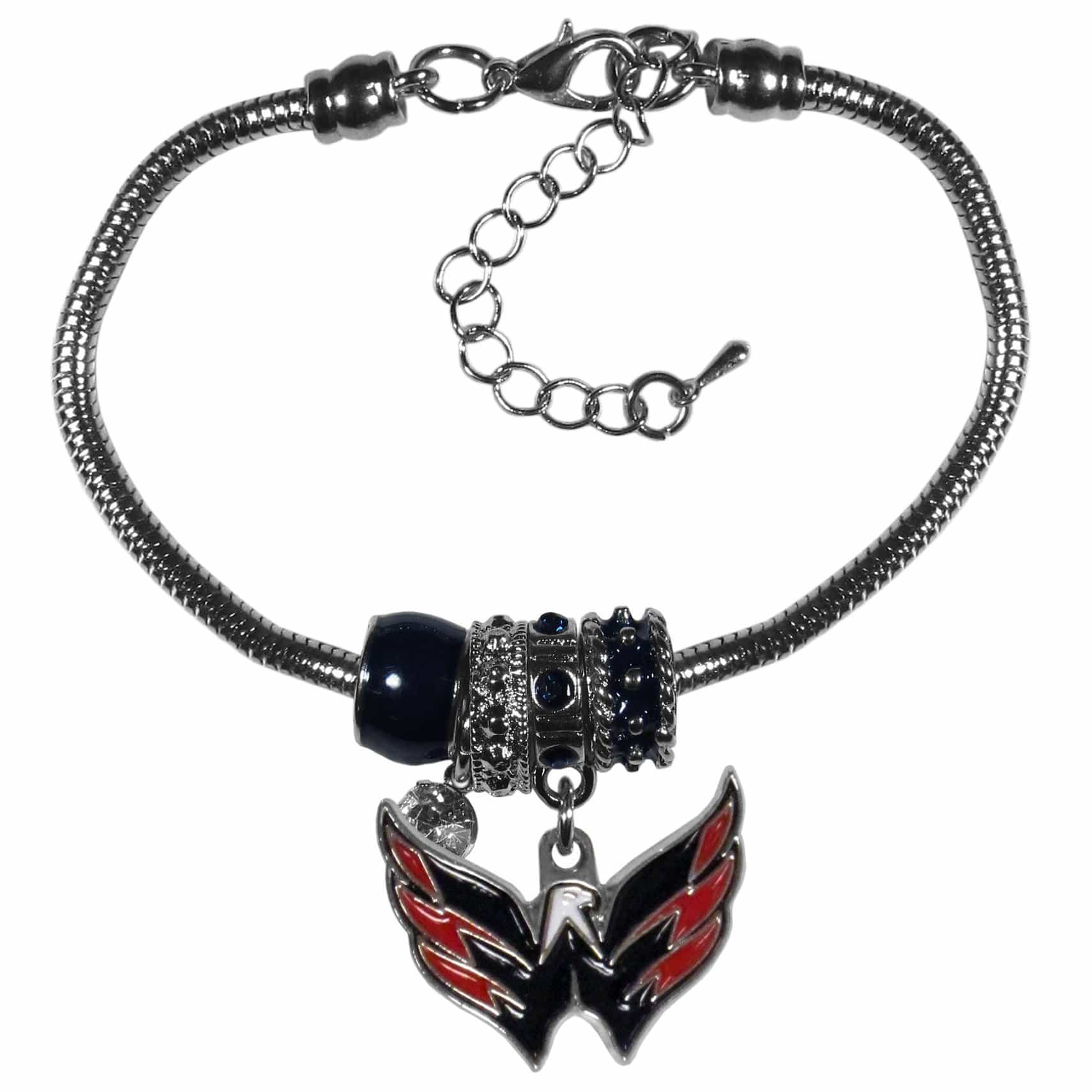 NHL - Washington Capitals Euro Bead Bracelet