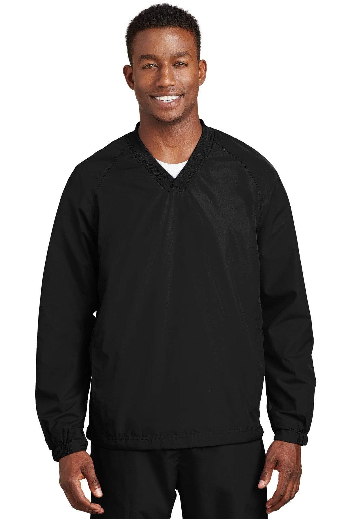 Sport-Tek V-Neck Windbreaker Jacket Shirt JST725771