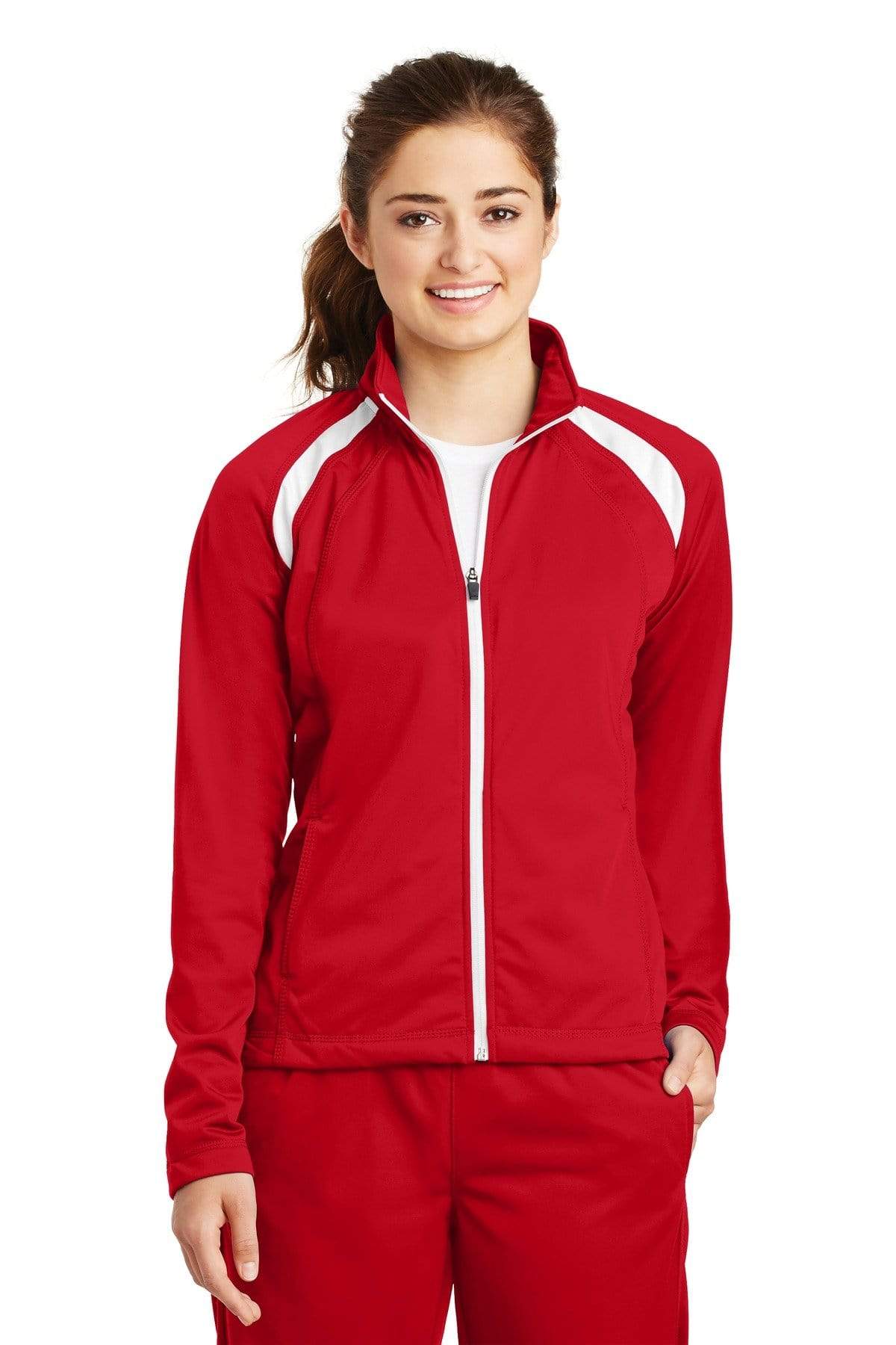 Sport-Tek Women's Tricot Track Jacket LST905054