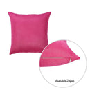 Pillows Outdoor Pillow Covers - 18"x18" Pink Honey Decorative Throw Pillow Cover (2 pcs in set) HomeRoots