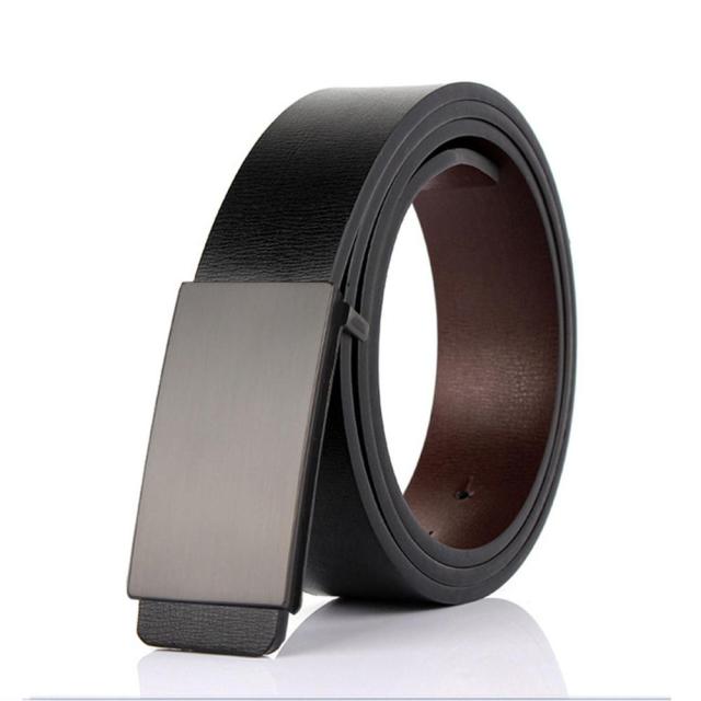 FAJARINA Brand Men's Quality Design PU 2nd Layer Genuine Leather Black Fashion Belts Male Jeans 