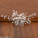 Silver Color Pearl Rhinestone Wedding Hair Combs Hair Accessories For Women Accessories Hair Ornaments Jewelry Bridal Headpiece