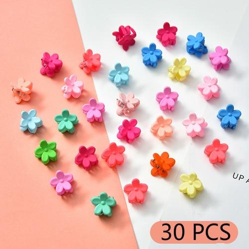 10/20/30/50 Pcs/Bag Cute Girls Women Flower Crown Animals Baby Hair Claws Children Hairpins Hair Cli