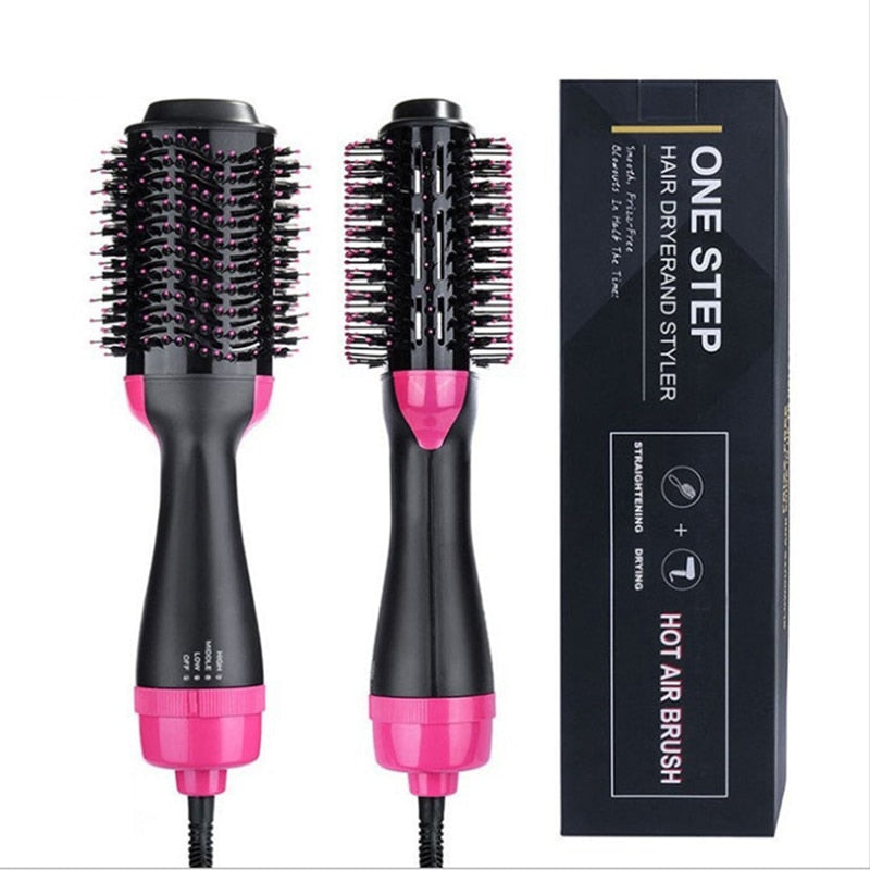 One Step hair dryer brush and Hair curlers 2 In 1 Volumizer Blower hot comb straightener Heating cur