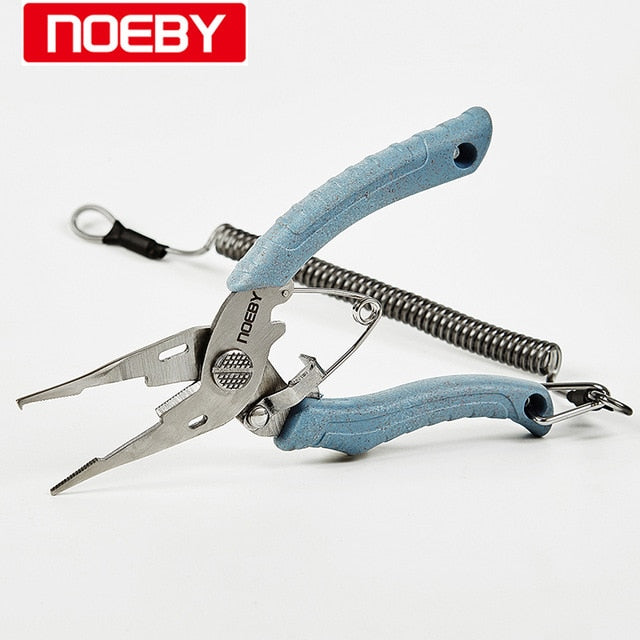 NOEBY Fishing Accessories Mini Pliers Tool For Small Slip Ring Of Lures Stainless Steel Fishing Plie