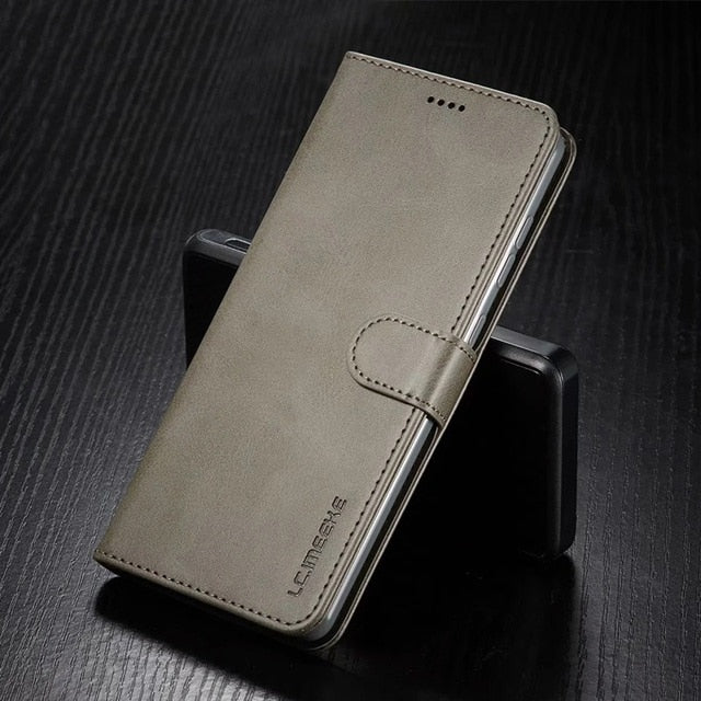 Leather Wallet Case for S21 Samsung Galaxy Note20 Ultra S20 FE S10 Plus A72 A52 A71 A51 5G A42 A32 A