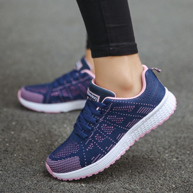 Fashion Women Sneakers Soft Women Vulcanize Sneakers Shoes Mesh Summer Sneakers Women Shoes Sneakers