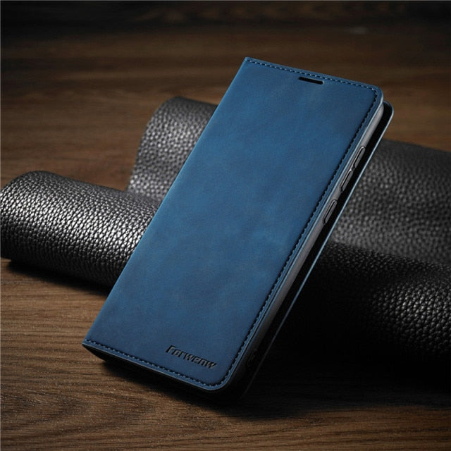 Leather Flip Case For Xiaomi Poco X3 M3 F3 11i 10T Lite Redmi No