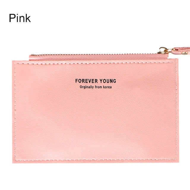 1Pc Pu Leather ID Card Holder Candy Color Bank Credit Card Box Multi Slot Slim Card Case Wallet Wome