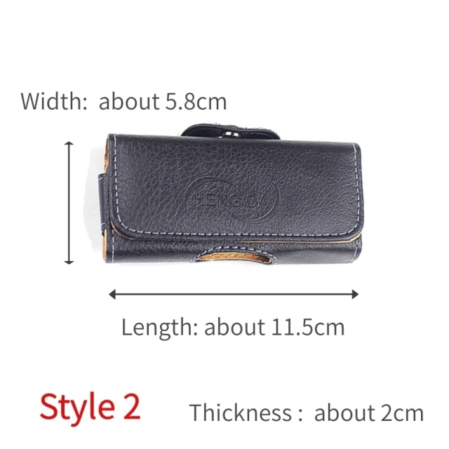 Universal 2.6-6.0 Inch Anti-drop Mobile Phone Waist Belt Clip Bags Case Cover for iPhone Samsung Hua