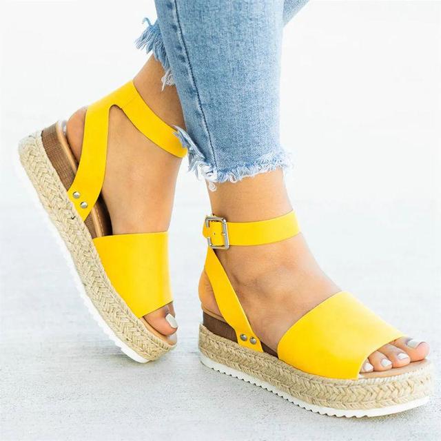 Wedges Shoes For Women High Heels Sandals Summer Shoes 2021 Flip Flop Chaussures Femme Platform Sand