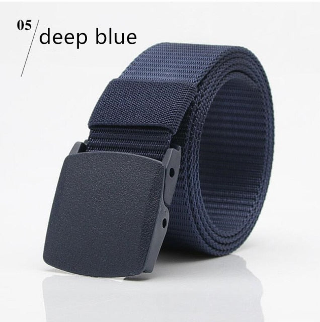 Hot sale Men /women belt High Quality Automatic Buckle Nylon Belt OutdoorTravel Tactical Waist Belt 