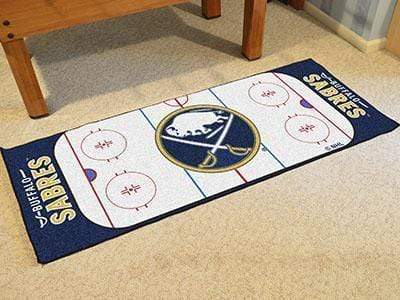 Hallway Runner Rug NHL Buffalo Sabres Rink Runner Mat 30"x72"