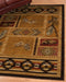 Rugs Accent Rugs - 22" x 26" x 0.4" Spice Polypropylene Accent Rug HomeRoots