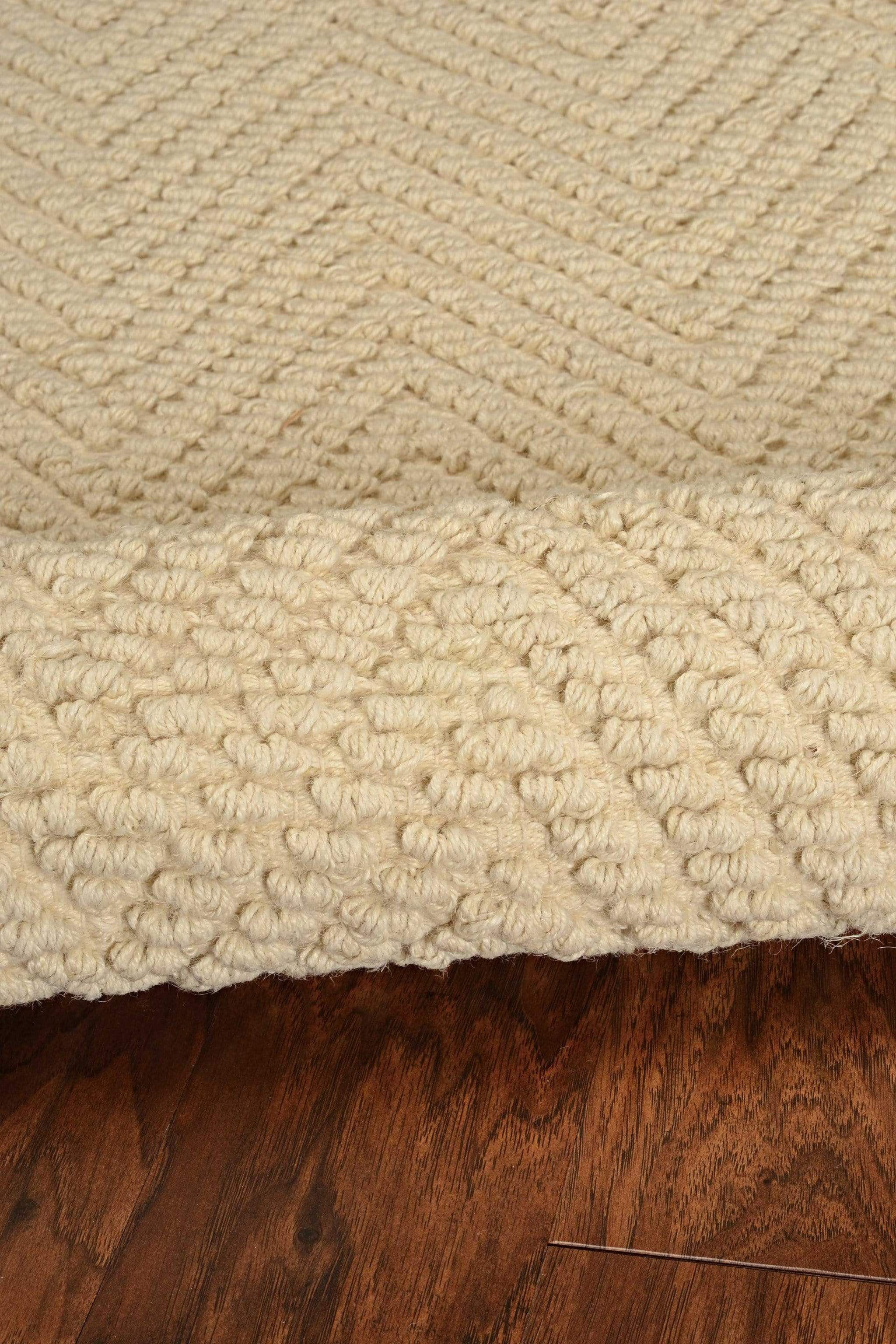 Jute Rug - 60" X 96" X 0.'5" Ivory Jute Rug