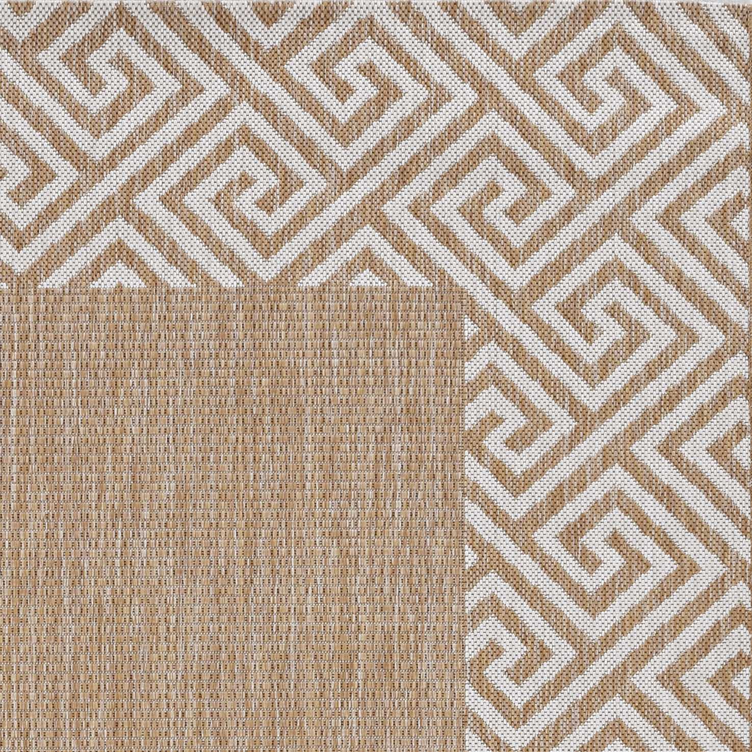 Modern Rugs - 63" X 91" X 0.'25" Natural Polypropylene Rug