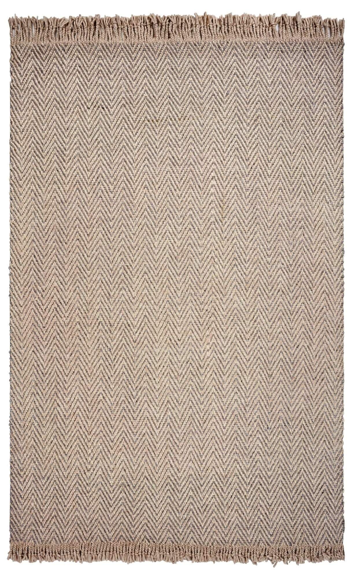 Wool Area Rugs - 8'6" x 11'6" Wool Oatmeal Area Rug