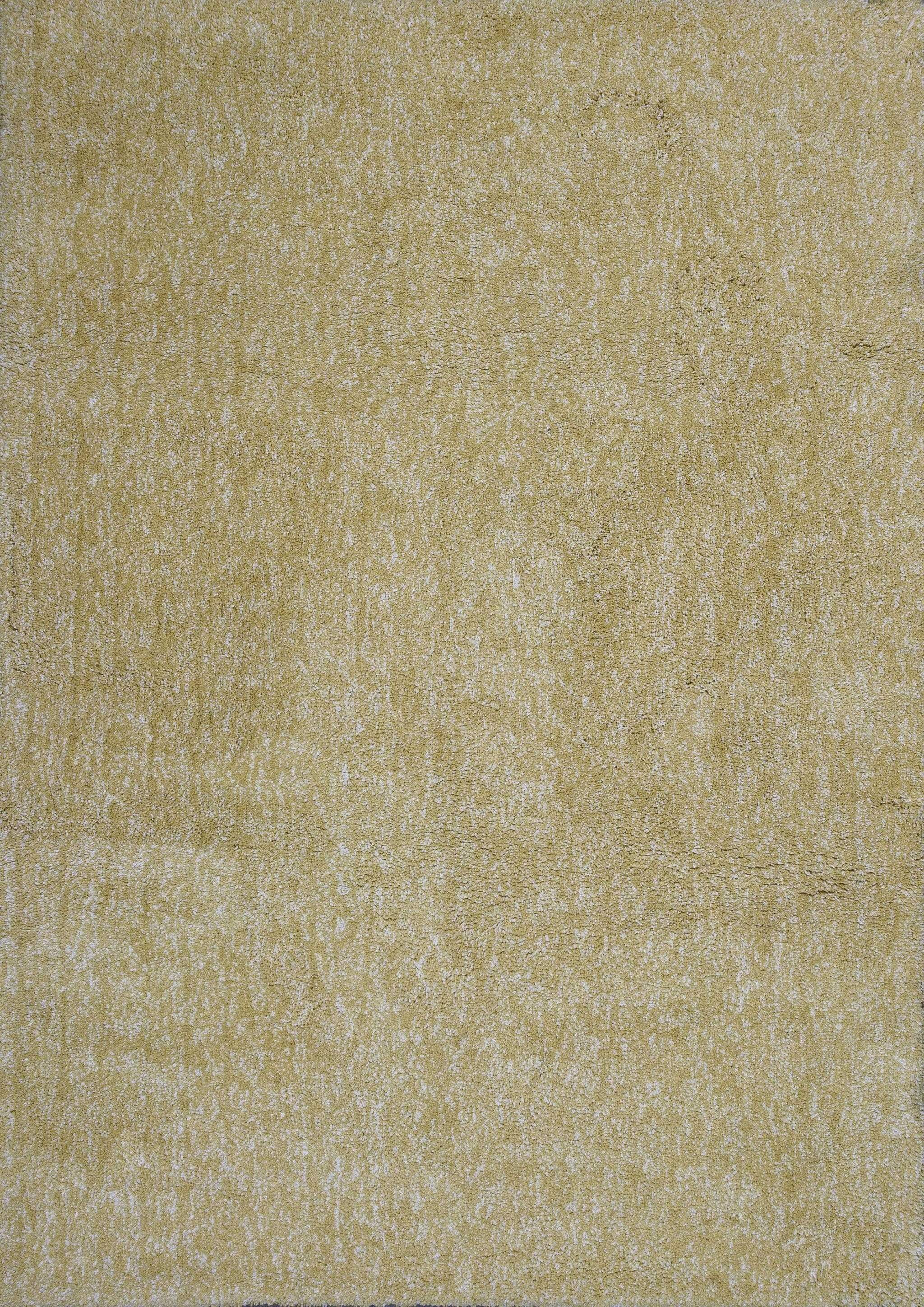 Yellow Area Rug - 9' x 13' Polyester Yellow Heather Area Rug