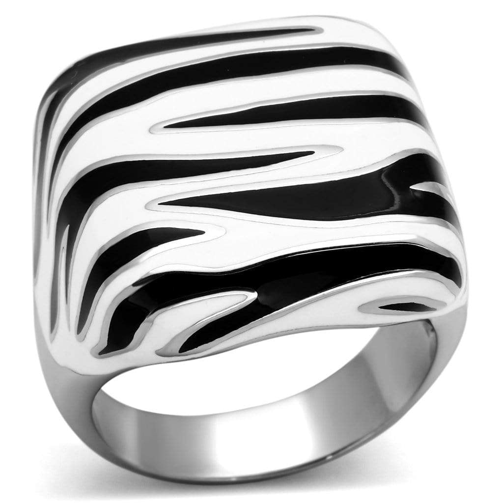 Pandora Rings TK848 Stainless Steel Ring with Epoxy