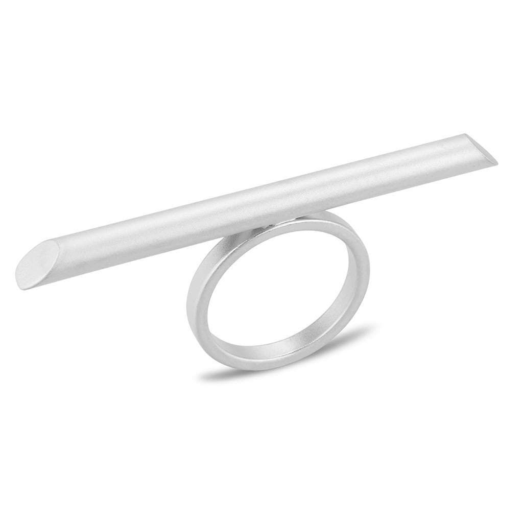 Purity Rings LO4260 Matte Rhodium Brass Ring