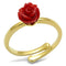 Silver Jewelry Rings Solid Gold Ring LO4058 Flash Gold Brass Ring with Synthetic in Siam Alamode Fashion Jewelry Outlet