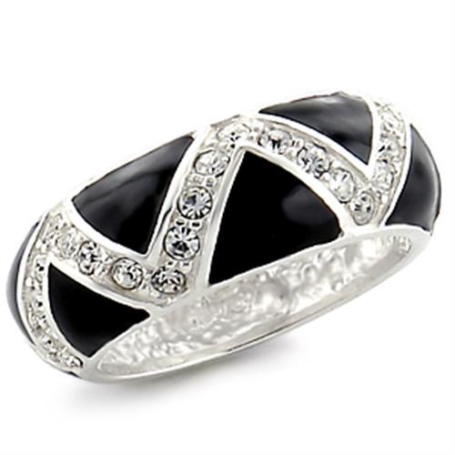 Sterling Silver Ring Set 32615 - 925 Sterling Silver Ring with Crystal