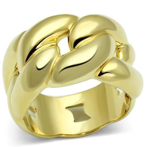 Yellow Gold Engagement Rings LO2491 Gold Brass Ring