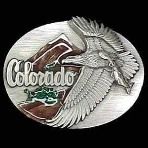 Sports Accessories - Colorado State Enameled Belt Buckle