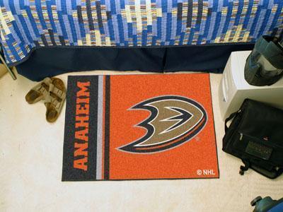 Area Rugs NHL Anaheim Ducks Uniform Starter Rug 19"x30"