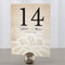 Table Planning Accessories Vintage Lace Table Number Numbers 85-96 Copper Orange (Pack of 12) JM Weddings