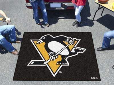 BBQ Grill Mat NHL Pittsburgh Penguins Tailgater Rug 5'x6'