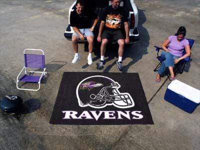 Grill Mat NFL Baltimore Ravens Tailgater Rug 5'x6'