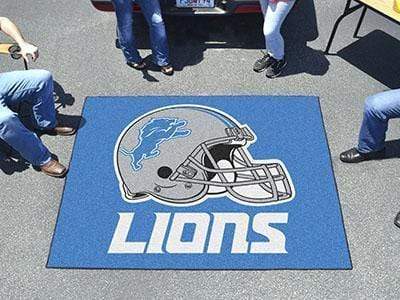 Grill Mat NFL Detroit Lions Tailgater Rug 5'x6'